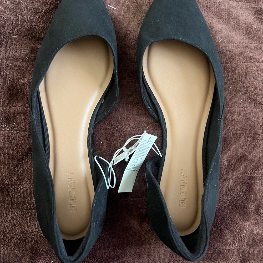 Old Navy Black Classic Flats Versatile Loafers